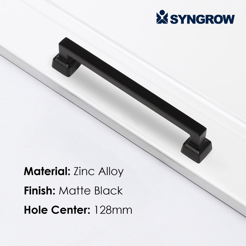 SG1950 Matte Black Cabinet Pull 128mm