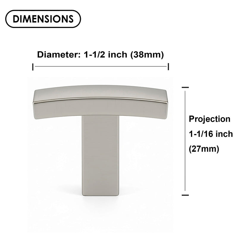 SG1230 Brushed Nickel Cabinet Knob