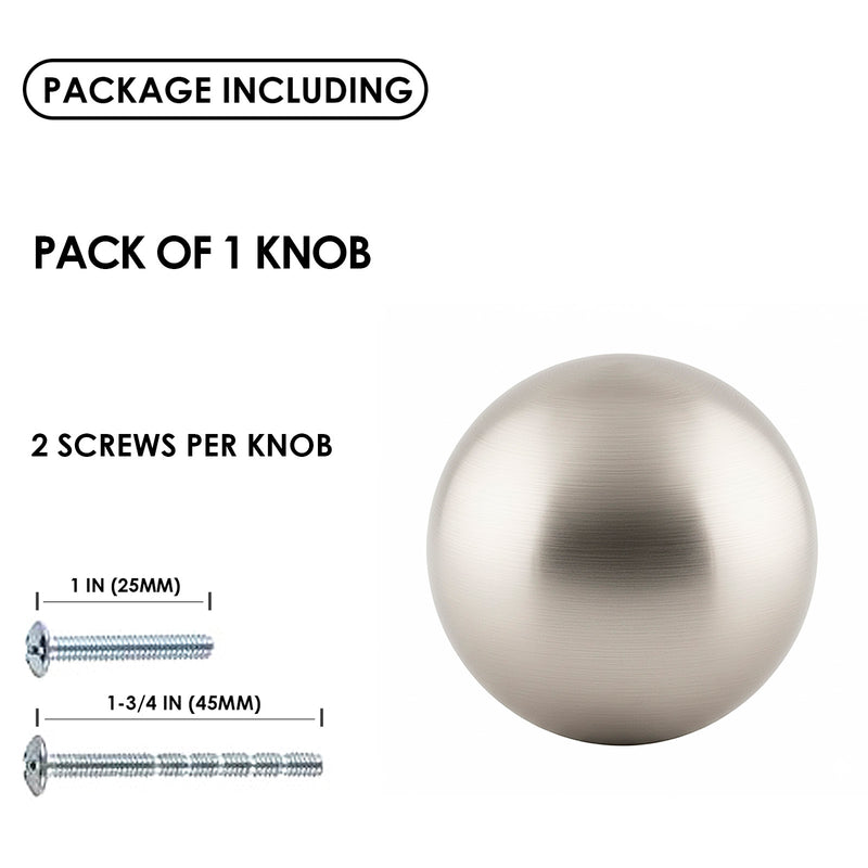 SG1260 Brushed Nickel Cabinet Knob