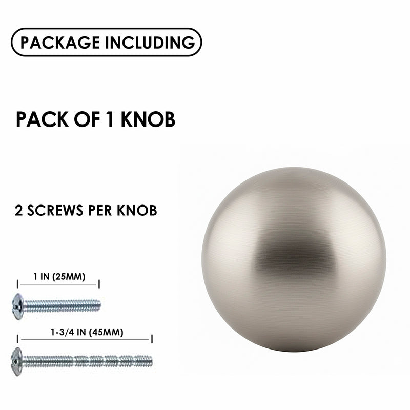 SG1265 Brushed Nickel Cabinet Knob