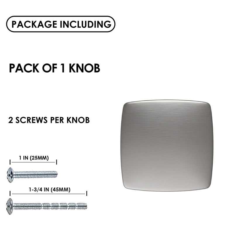 SG1225 Brushed Nickel Cabinet Knob