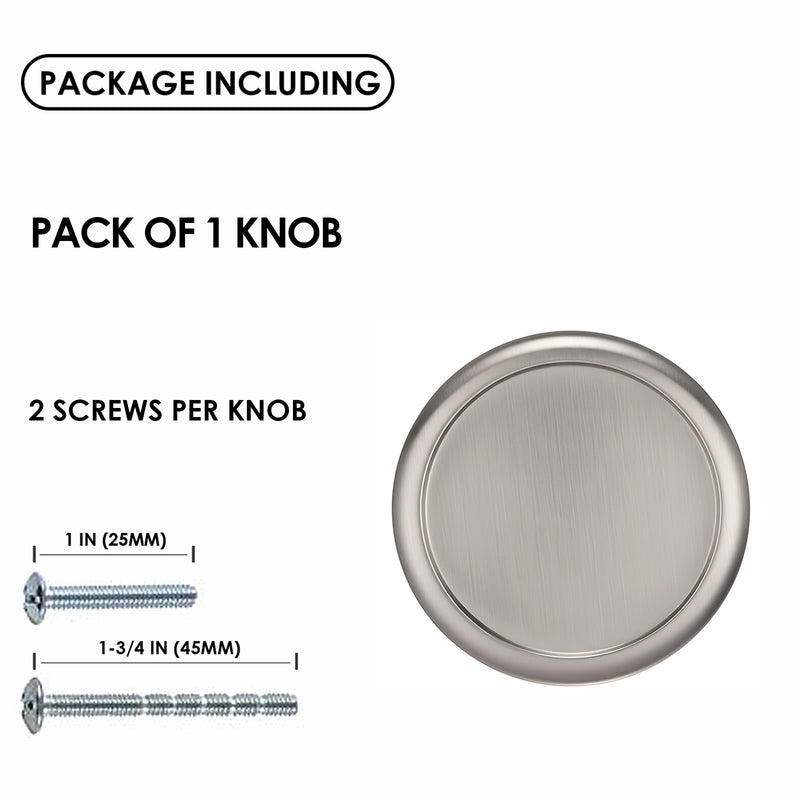 SG1250 Brushed Nickel Cabinet Knob