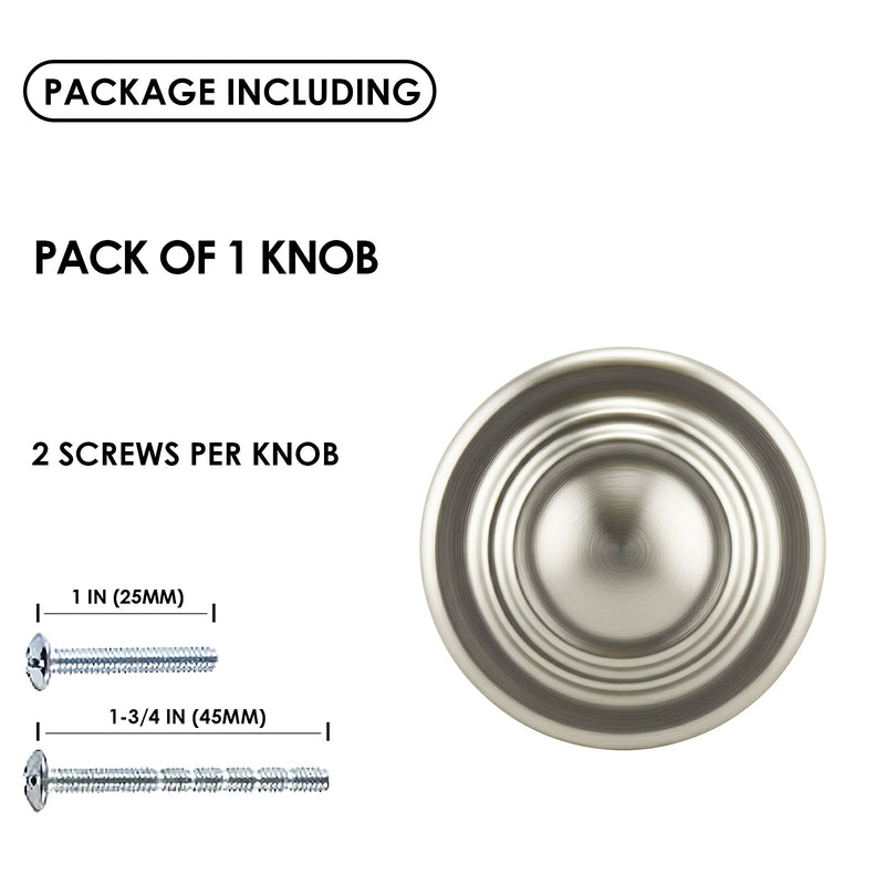 SG1220 Brushed Nickel Cabinet Knob
