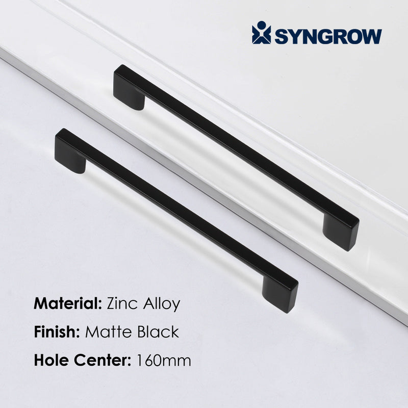 SG1910 Matte Black Cabinet Pull 160mm