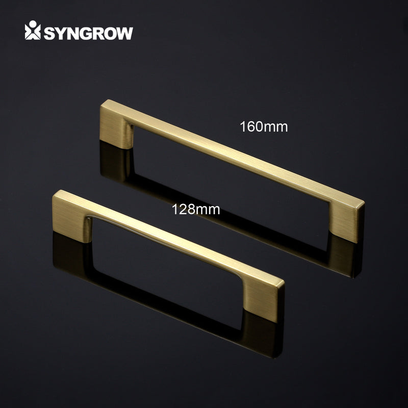 SG1910 Satin Brass Cabinet Pull 128mm