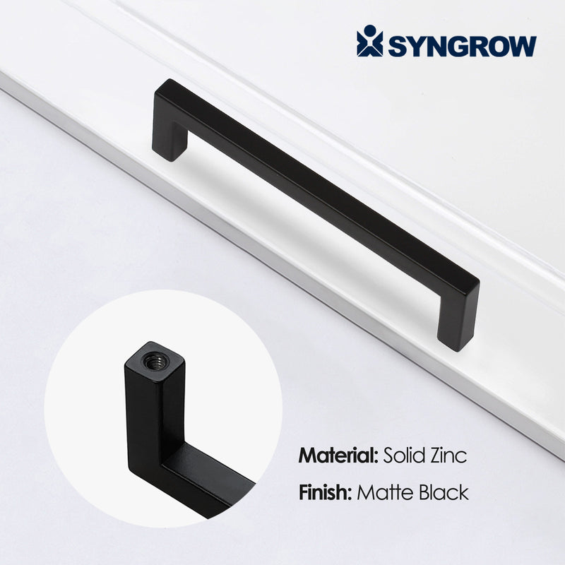 SG1915 Matte Black Cabinet Pull 128mm