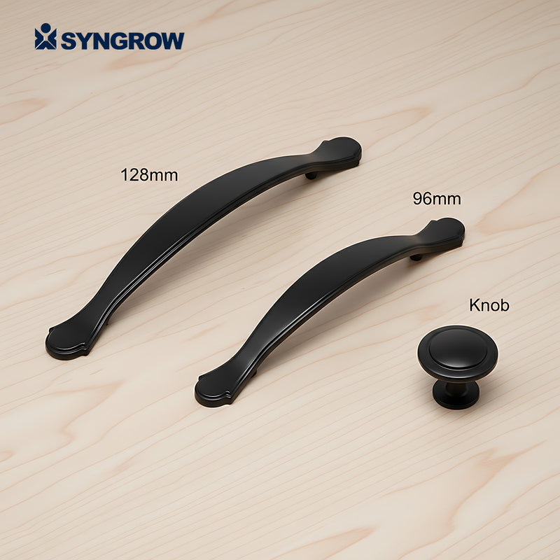 SG1925 Matte Black Cabinet Pull 128mm