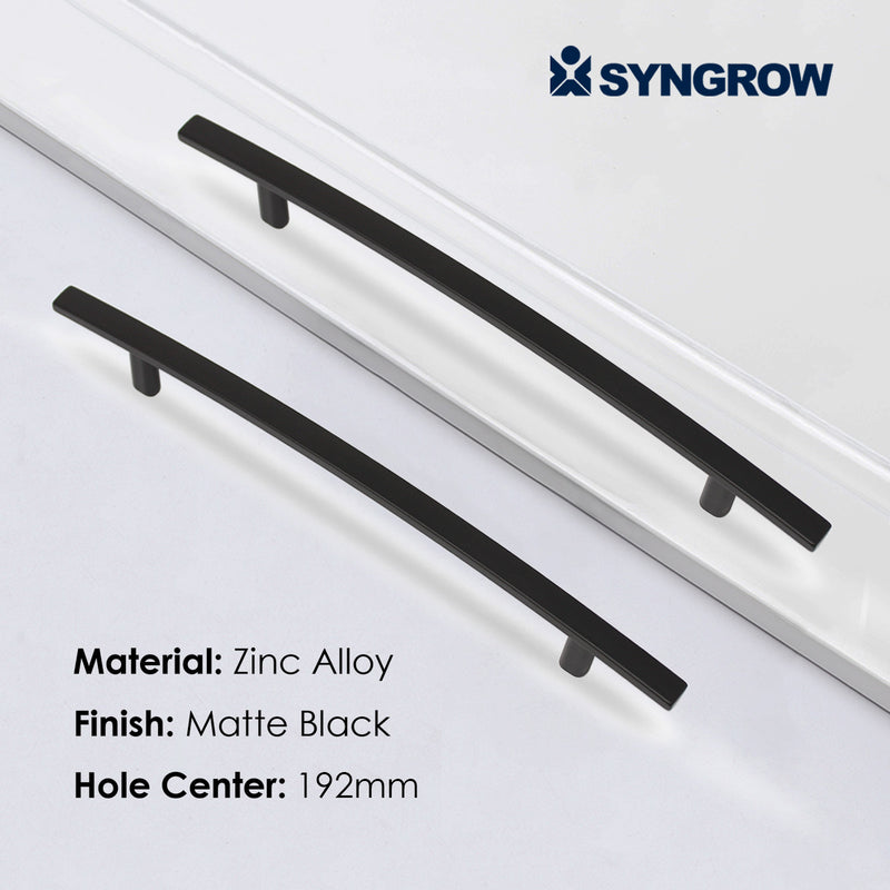 SG1930 Matte Black Cabinet Pull 192mm