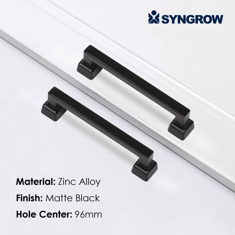 SG1950 Matte Black Cabinet Pull 96mm