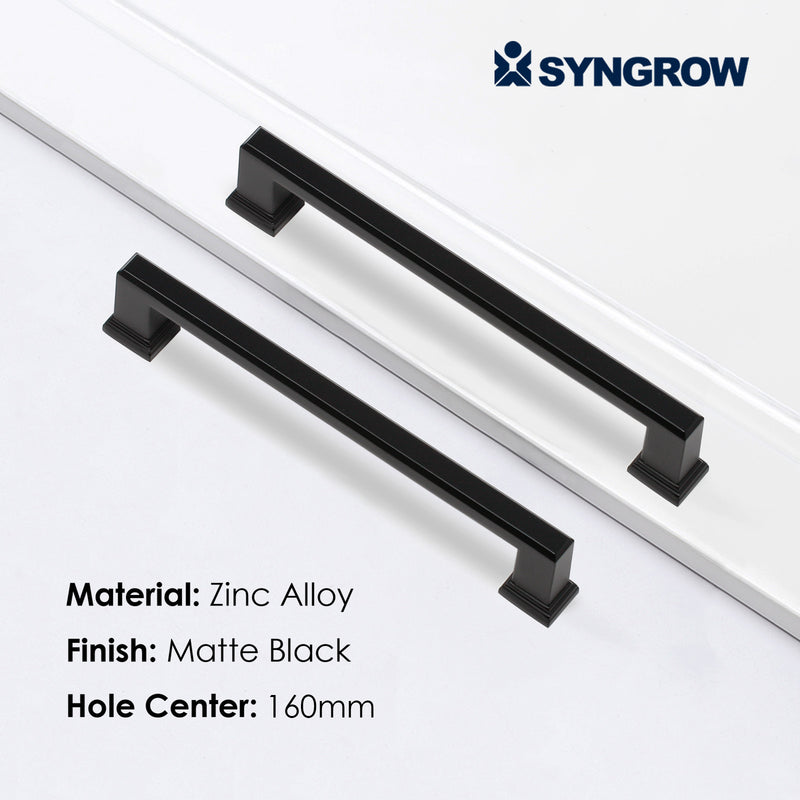 SG1955 Matte Black Cabinet Pull 160mm