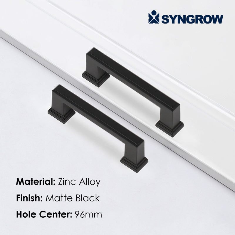 SG1955 Matte Black Cabinet Pull 96mm