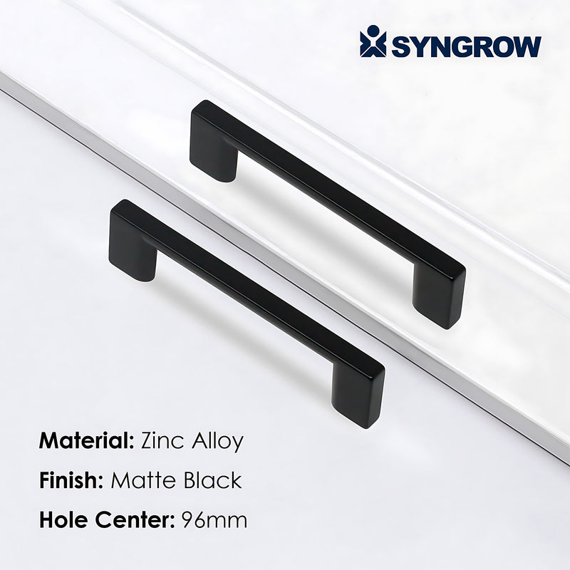 SG1910 Matte Black Cabinet Pull 96mm