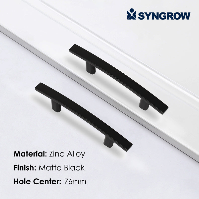 SG1930 Matte Black Cabinet Pull 3 in